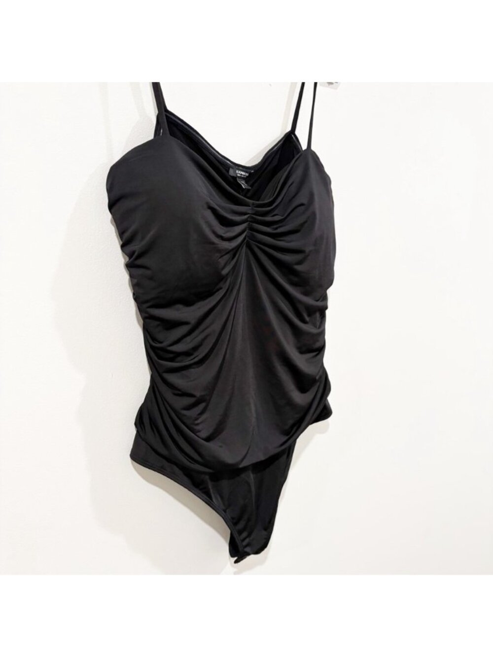 Express Body Contour Ruched Bodysuit - Picture 3 of 6